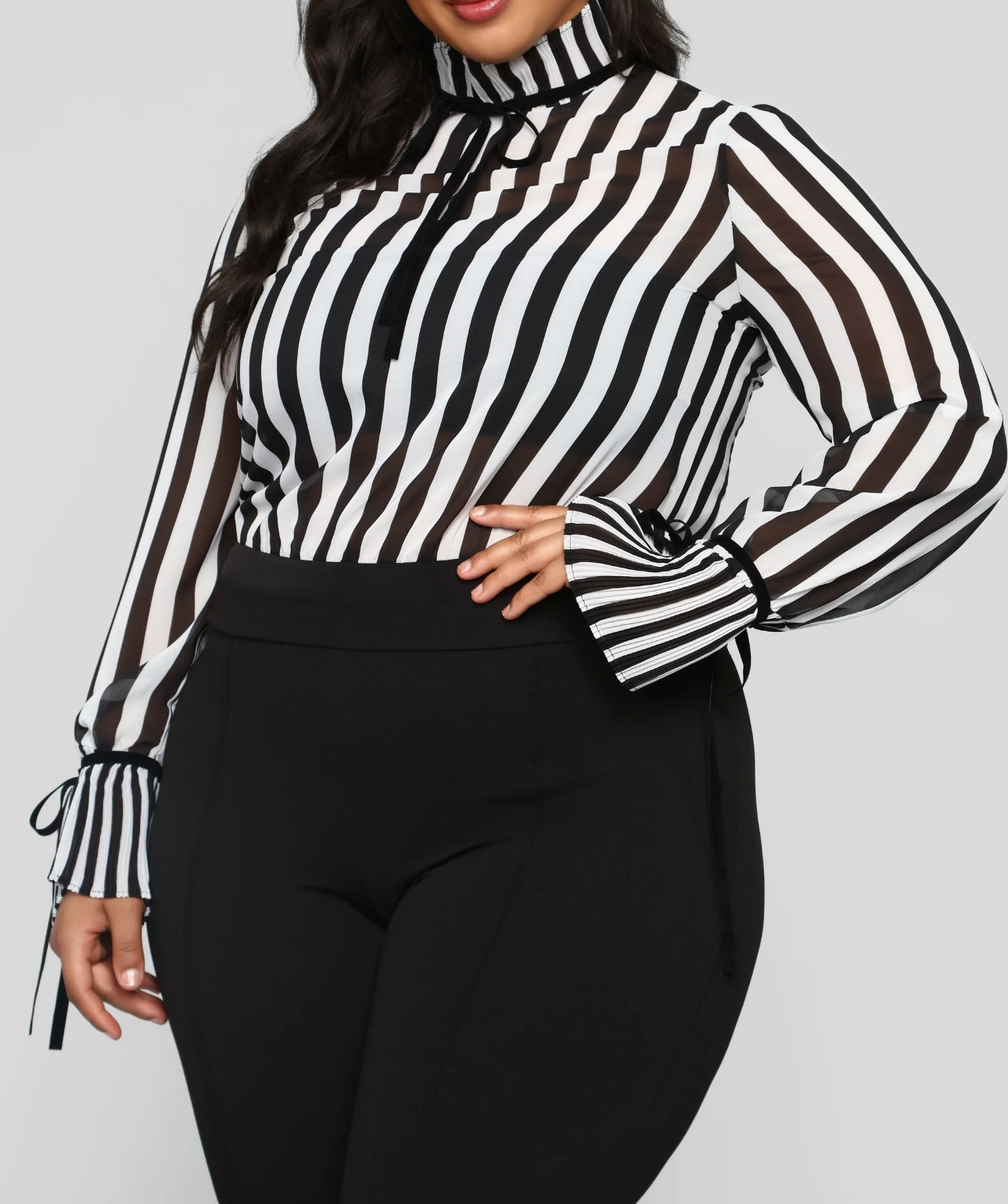 Bell of the Ball Black and White Bodysuit.