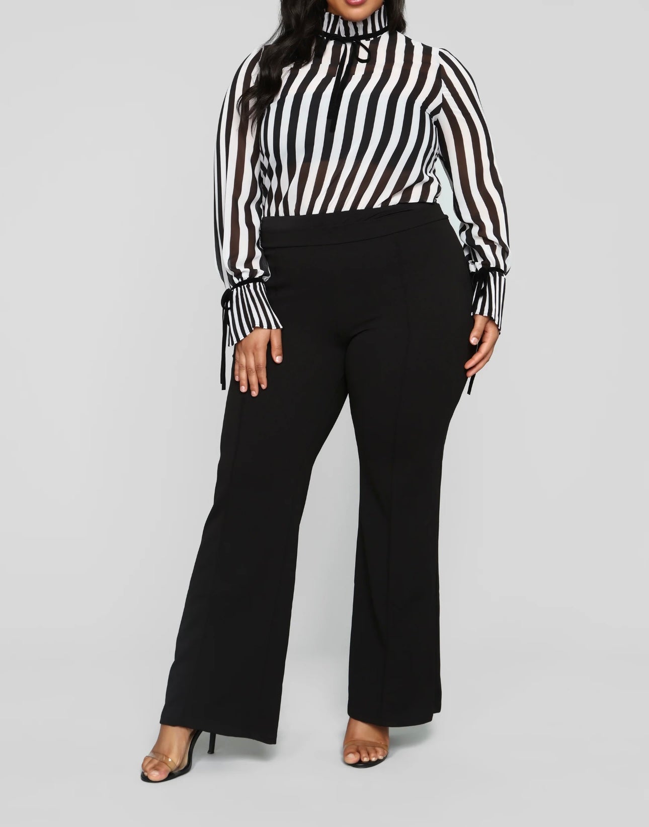 Bell of the Ball Black and White Bodysuit.