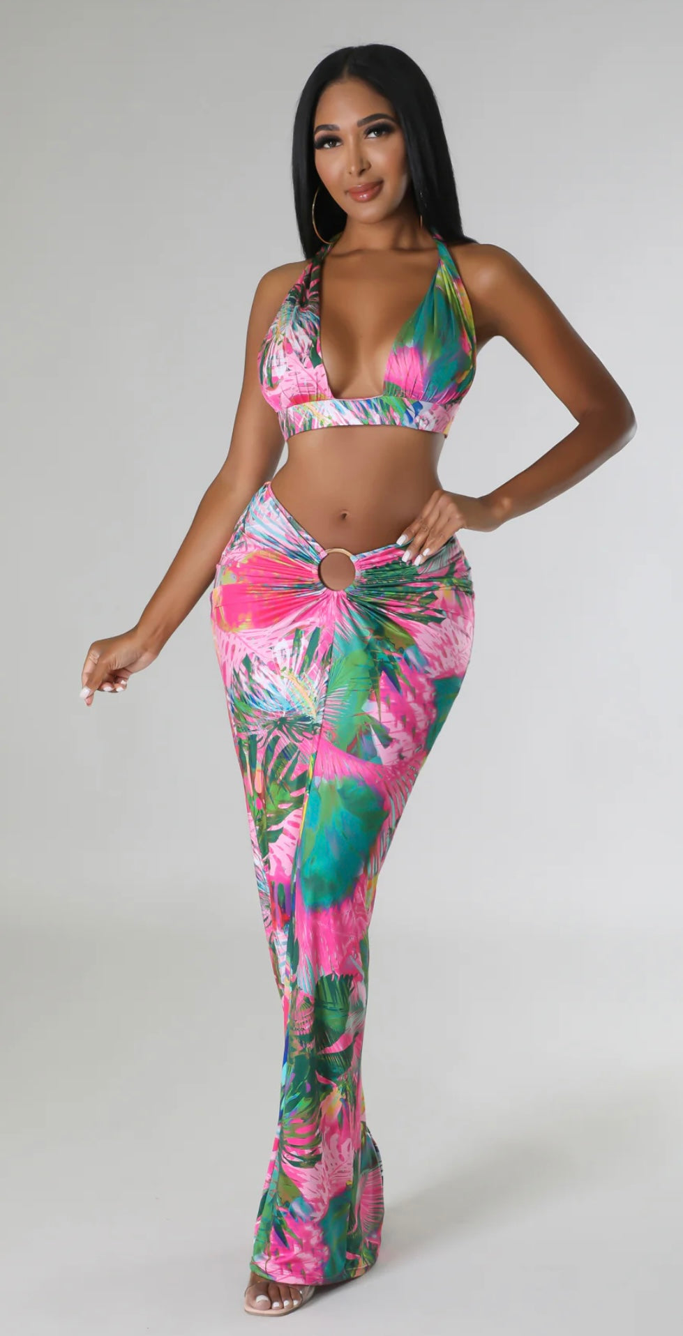 Hawaiian Paradise Skirt Set ๐๏ธโ๏ธ