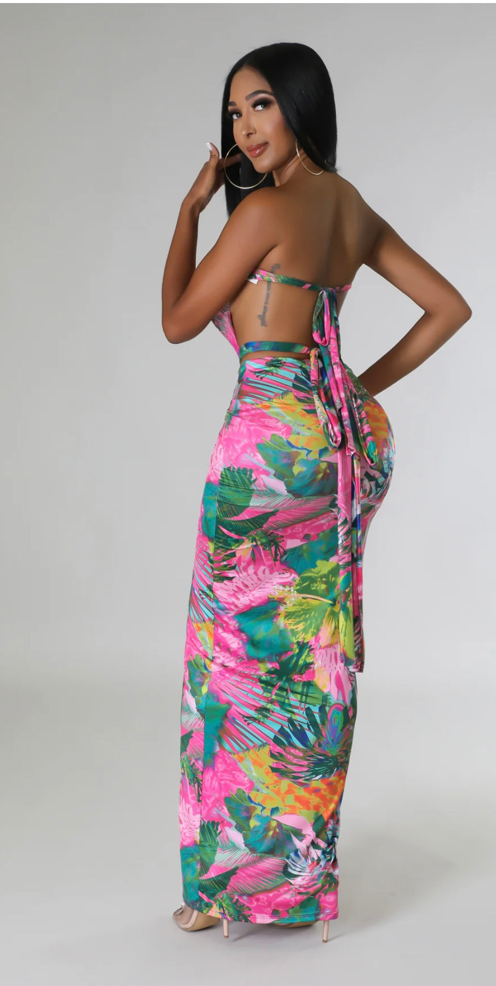 Hawaiian Paradise Skirt Set ๐๏ธโ๏ธ