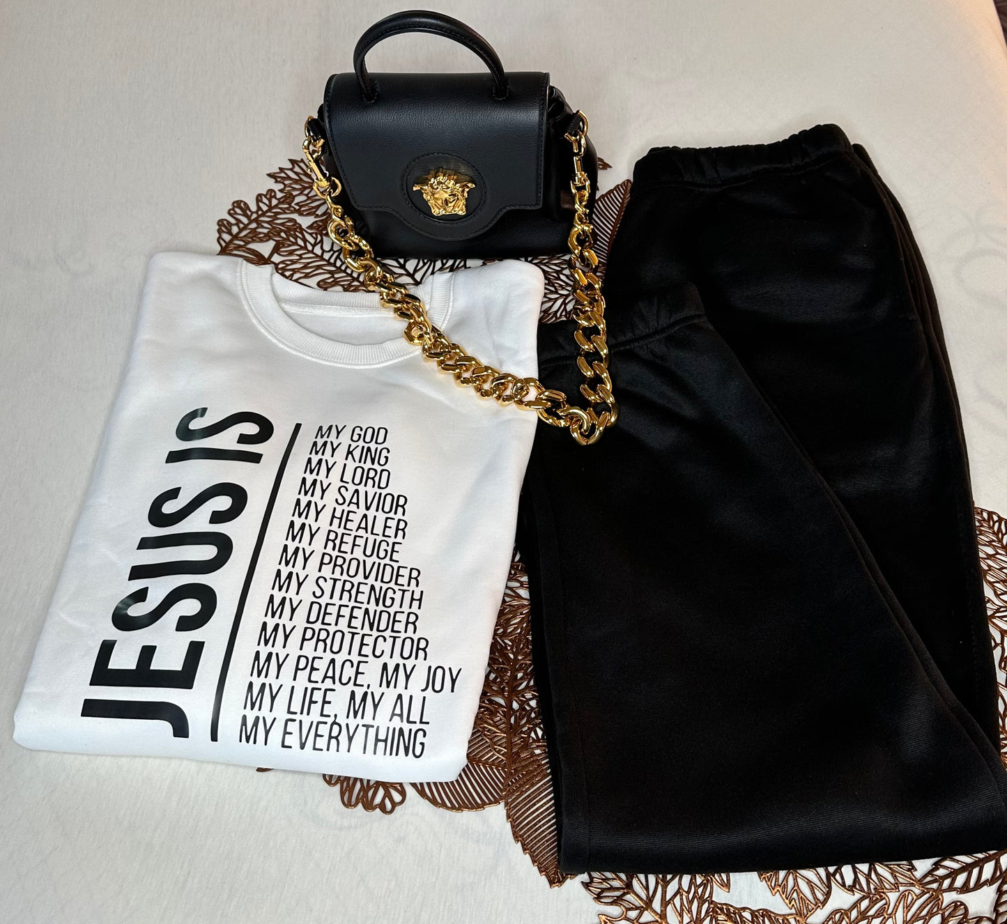 Motivational Joggers Set Black and White🙏🏽
