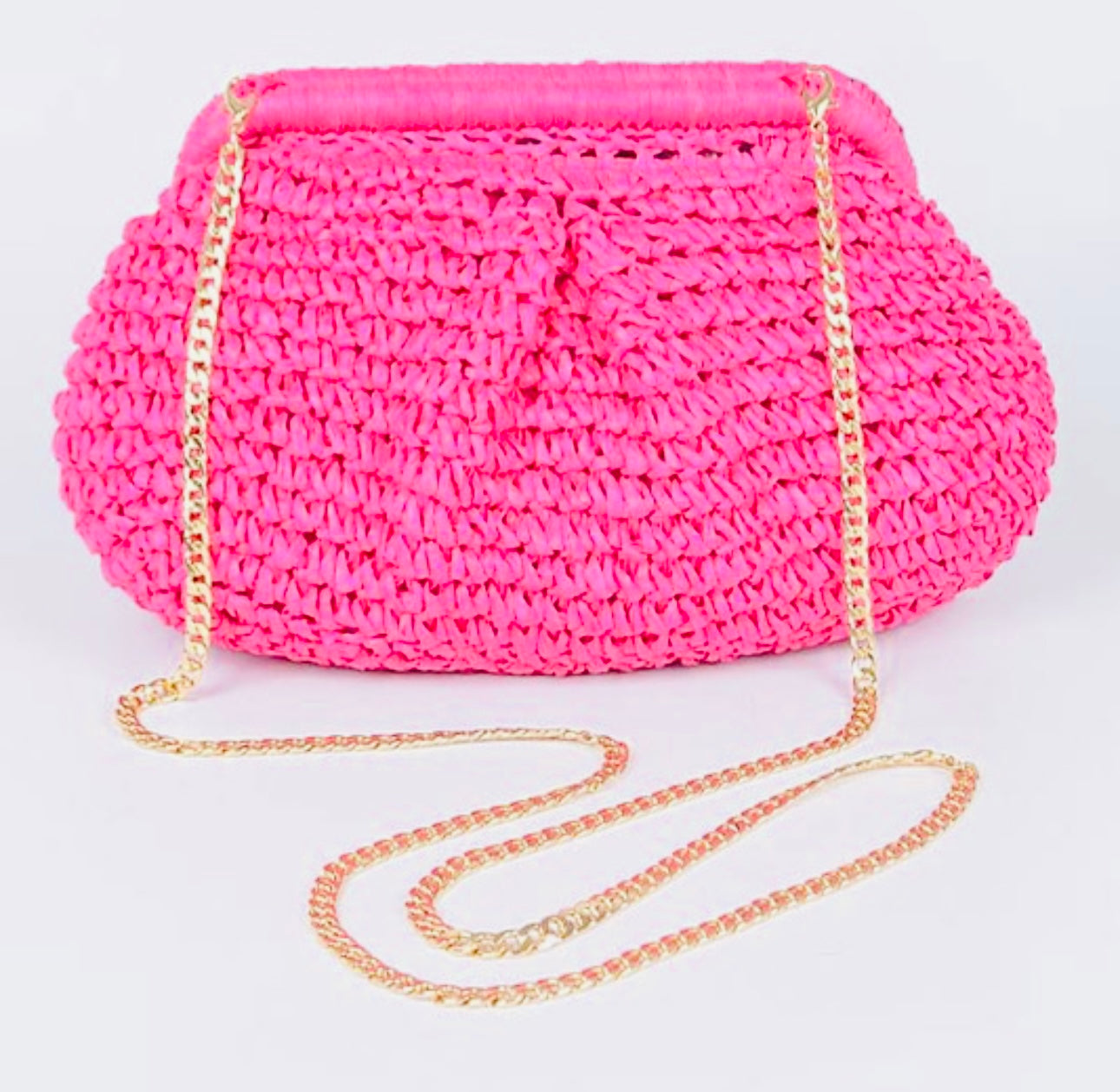 I’m Blushing Straw Purse🫶🏽