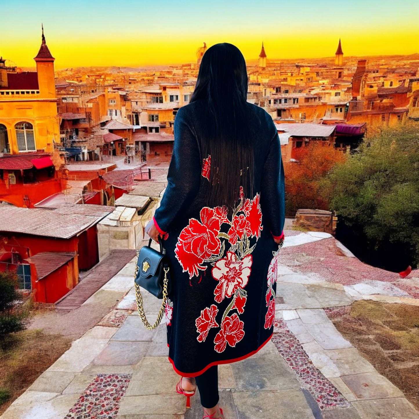Floral Duster Cardigan