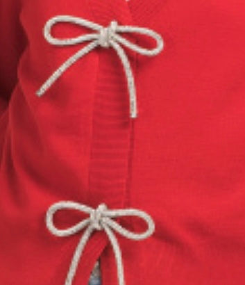 I’m Glam Bling Bow Sweater ❤️