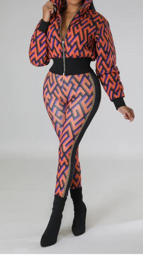 Sexy Jouann Leggings Set.Look Gorgeous in this Outfit.
