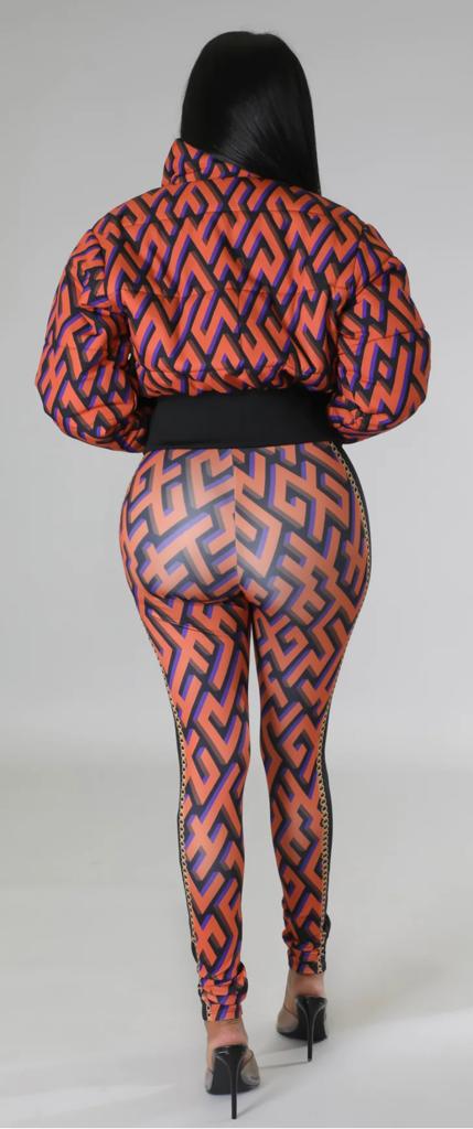 Sexy Jouann Leggings Set.Look Gorgeous in this Outfit.