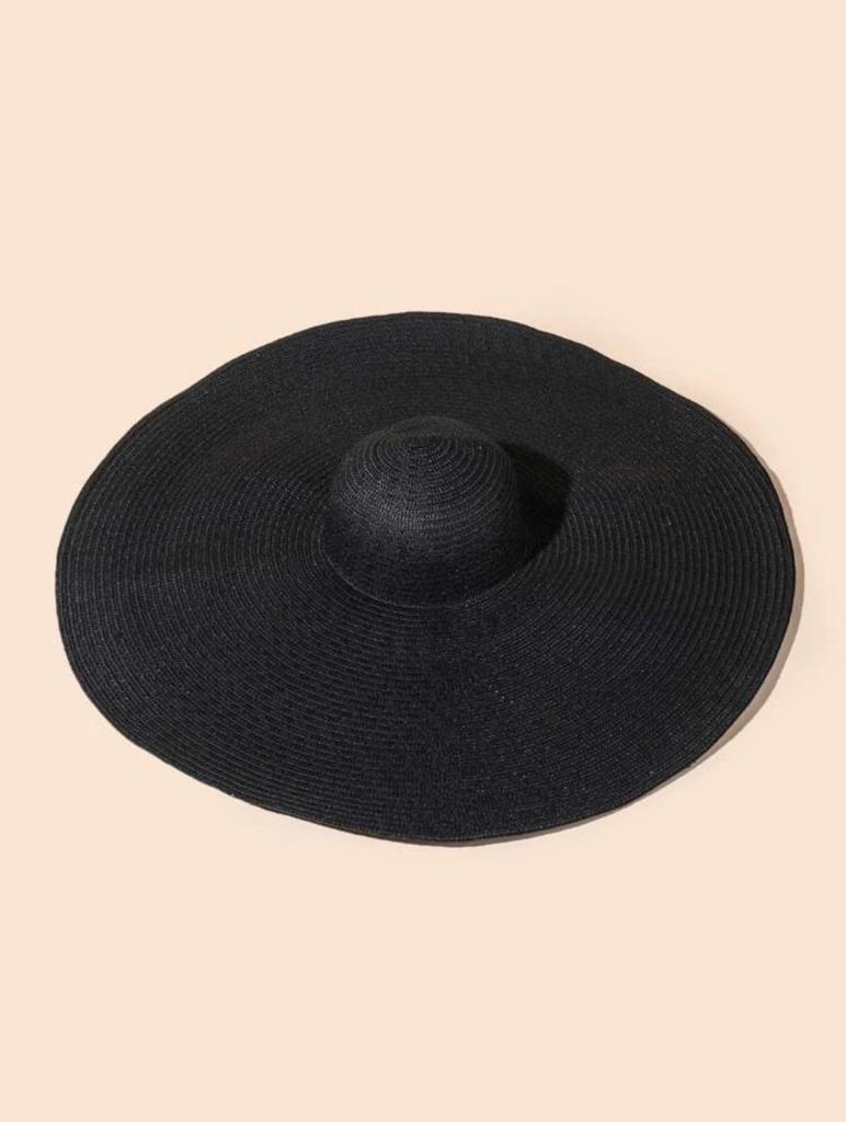 Dreamy Vacay Straw Hat - Black