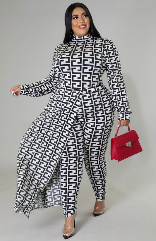 I’m Fabulous 2 Piece Multiprint Leggings Set.