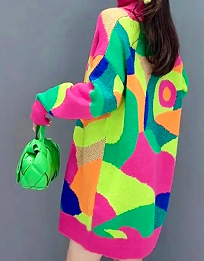 Taste the Rainbow Sweater Dress🔥💣
