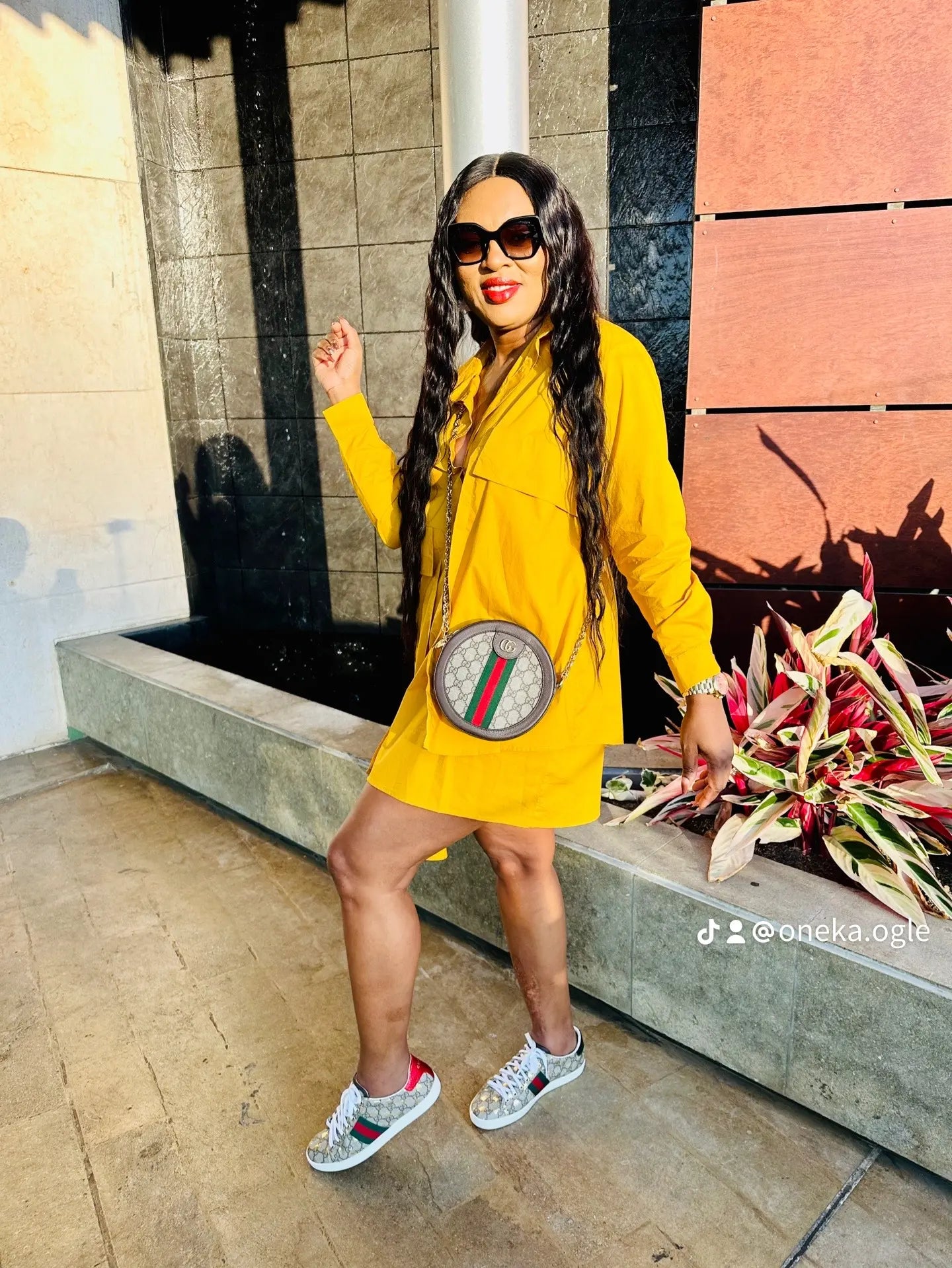 Canary Islands Layered Shirt dress